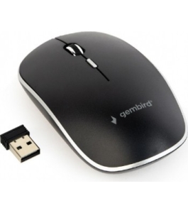 Mouse wireless gembird musw-4b-01, negru Negru 384126