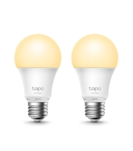 Tapo l510e (2-pack) tp-link - smart bulb white, yellow wi-fi, dimmable, e27,...