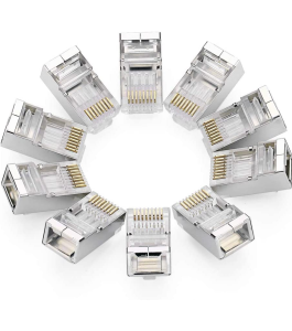 Mufa rj-45 ugreen, "nw111" pt. cablu utp, cat6, rj-45 (t), shielded crystal...