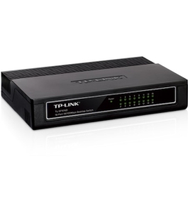 Switch tp-link tl-sf1016d, 16 port, 10/100 mbps Plastic Negru 387760