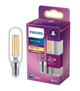 Bec led lumanare/lustra vintage philips classic t25l, e14, 4.5w (40w), 470...