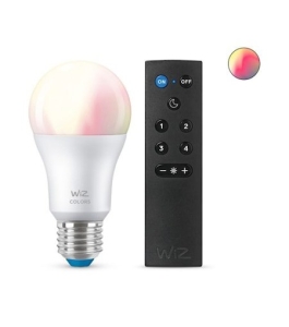 Bec led rgb inteligent wiz connected a60 , wi-fi + bluetooth, e27, 8w (60w) +...