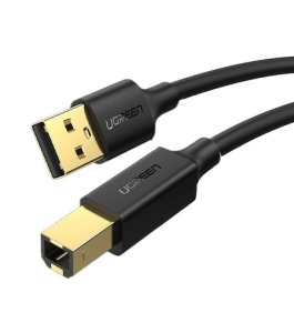 Cablu usb ugreen pentru imprimantă, us135, 1.5m, negru Negru 389997