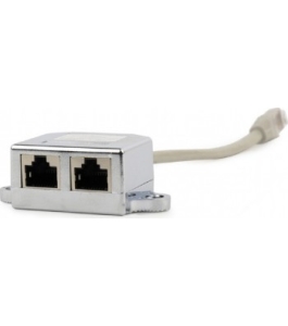 Splitter rj-45 gembird pt. cablu ftp, cat5, rj-45 (t) | rj-45 (m) x 2,...