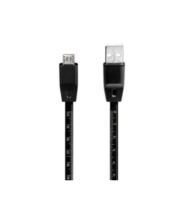 Usb 2.0 cable, am to micro bm, metric print cable, 1m cu0158 Negru 390000