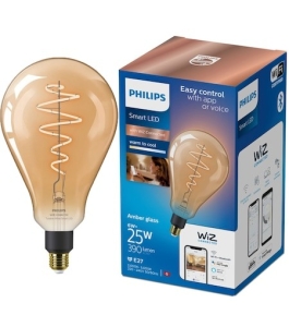 Bec led inteligent vintage philips filament chihlimbariu, wi-fi, bluetooth,...