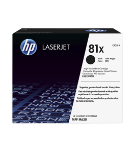 Toner original hp black, nr.81x, laserjet mfp m630, m604, m605, m606, 25k,...