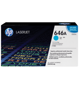 Toner original hp cyan, nr.646a, pentru color laserjet cm4540, 12.5k, cf031a...