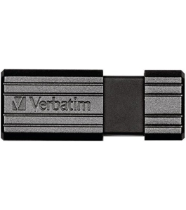 Usb verbatim drive 2.0 pinstripe 16gb black 49063 400215