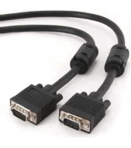 Cablu video gembird, vga (t) la vga (t), negru, cc-ppvga-10m-b Negru 401472