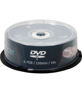 Dvd-r spacer dvdr25, 4.7gb, 120min, viteza 16x, 25 buc, spindle 401496