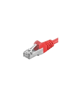 Patchcord sftp rj45-rj45 cat.6a, 1m, rosu Cupru Rosu 400750