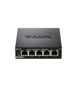 Switch d-link des-105, 5 port, 10/100 mbps Metal Negru 402081