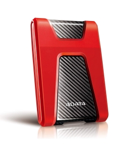 Hdd extern adata, 2tb, hd650, 2.5", usb3.1, rezistent la zgarieturi, rosu...