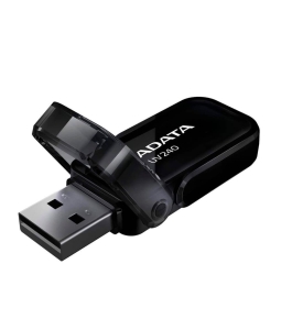 Memorie usb flash drive adata 64gb, uv240, usb 2.0, negru Plastic Negru...