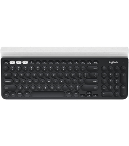 Tastatura logitech k780 multimedia wireless / bluetooth - negru / argintiu...