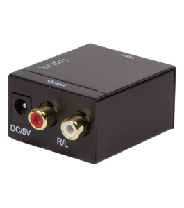 Convertor audio logilink ca0100, 1 x toslink, 1 x coaxial, 2 x rca, 24-bit,...