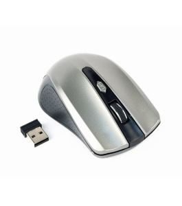 Mouse wireless gembird musw-4b-04-bg, 2.4ghz, optic, 1600 dpi, negru/gri...