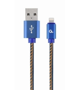 Cablu alimentare si date gembird cc-usb2j-amlm-1m-bl, usb 2.0 (t) la...