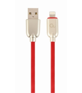 Cablu alimentare si date gembird cc-usb2r-amlm-1m-r, usb 2.0 (t) la lightning...