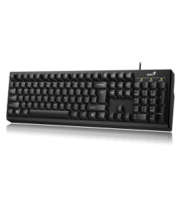 Tastatura genius smart kb-100 usb, 104 taste, negru (31300005400) Negru...