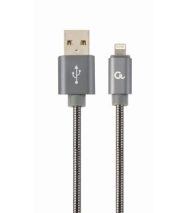 Cablu alimentare si date gembird cc-usb2s-amlm-2m-bg, usb 2.0 (t) la...