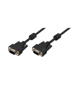 Cablu video logilink cv0001, vga (t) la vga (t), negru Negru 536738