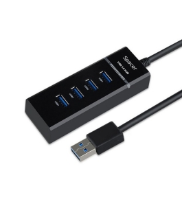 Hub extern spacer sph-4usb30-01, porturi usb: usb 3.0 x 4, conectare prin usb...