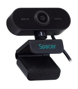 Camera web spacer spw-cam-01, full-hd, negru Negru 540131