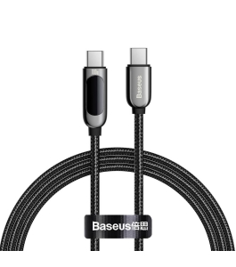 Cablu alimentare si date baseus catsk-b01 display, fast charging data cable...