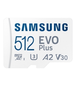 Card memorie samsung micro sdxc evo plus uhs-i u3 clasa 10 512gb + adaptor...