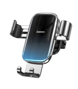 Suport auto baseus suyl-lg01 glaze gravity pt. smartphone, fixare grila...