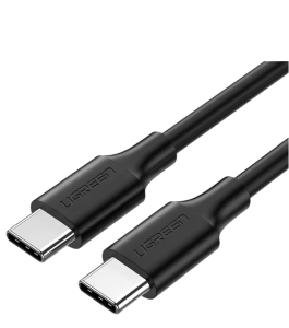 Cablu alimentare si date ugreen us286, usb type-c la usb type-c, 1.5m, negru...