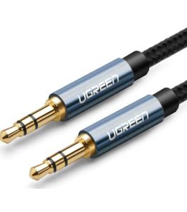 Cablu audio ugreen av112, 3.5 mm jack t, 1m, albastru (60179) Albastru...