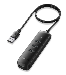 Hub extern ugreen cm416, usb 3.0 x 4, 1 m, negru ABS Negru 552488