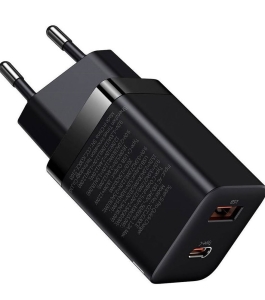 Incarcator retea baseus super si pro ccsupp-e01, quick charge, negru Negru...