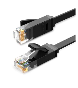 Patch cord utp ugreen cat6 nw102, cupru-aluminiu, negru cupru-aluminiu Negru...