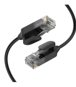 Patch cord utp ugreen cat6a nw122, cupru, 10 gbps, 5m, negru 70654 Cupru...