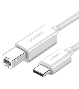 Cablu usb ugreen pentru imprimanta us241, usb type-c la usb 2.0 type-b, 1m,...