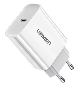 Incarcator retea ugreen cd137 quick charge 20w, 1 x usb type-c 5v/3a, alb...