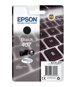 Cartus cerneala epson c13t07u140, negru, nr. 407, 2.6k Negru 559936