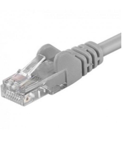 Cablu patchcord utp rj45-rj45 utp-6-5-g, cat 6, 5m, gri, din cupru Cupru Gri...