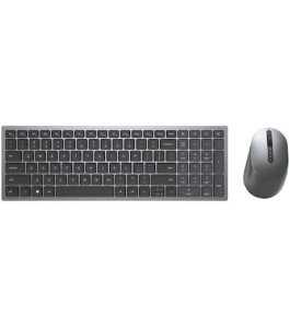 Kit tastatura si mouse dell km7120w, wireless, titan grey Gri 566289