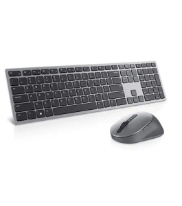 Kit tastatura si mouse dell premier multi-device km7321w, wireless, negru...