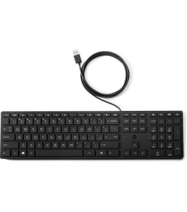 Tastatura hp 320k cu fir, usb, negru (9sr37aa) Negru 563054