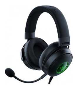 Casti gaming cu microfon razer kraken v3 rgb cu fir, negru...