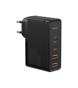 Incarcator retea baseus gan2 pro ccgan2p-l01, quick charge 3.0 100w, negru...