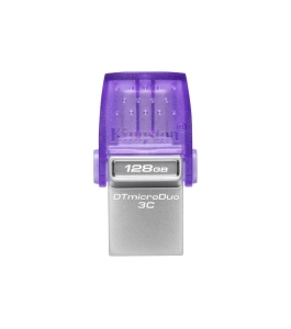 Memorie usb kingston datatraveler microduo 3c 128gb, usb-a si usb-c Plastic...