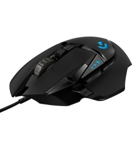 Mouse gaming logitech g502 hero 910-005470, cu fir, usb, optic Negru 583781