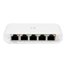 Switch ubiquiti unifi usw-flex mini, 5 port, 10/100/1000 mbps Plastic Alb...